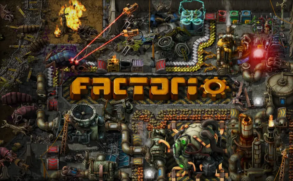 สายพานและเครื่องจักรในโรงงาน Factorio